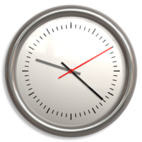 objects & clock free transparent png image.