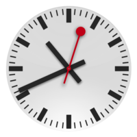 objects & clock free transparent png image.