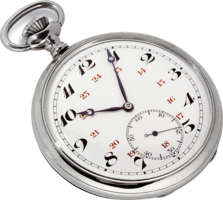 objects & clock free transparent png image.