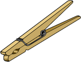 clothing & clothespin free transparent png image.