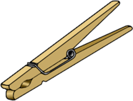 clothing & Clothespin free transparent png image.