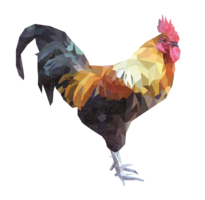 animals & Cock free transparent png image.