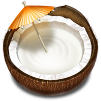 fruits & coconut free transparent png image.