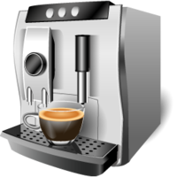 electronics & coffee machine free transparent png image.