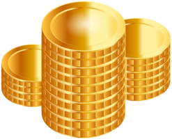 objects & Coins free transparent png image.