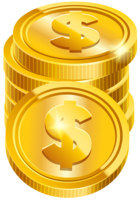 objects & Coins free transparent png image.