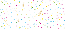 holidays & Confetti free transparent png image.