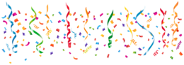 holidays & Confetti free transparent png image.