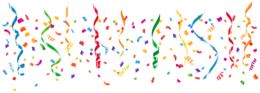 holidays & confetti free transparent png image.