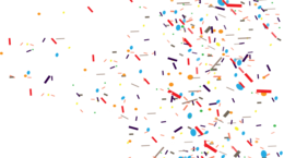 holidays & confetti free transparent png image.