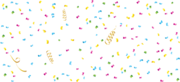 holidays & confetti free transparent png image.