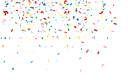 holidays & Confetti free transparent png image.