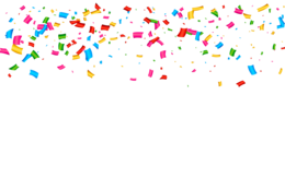 holidays & Confetti free transparent png image.