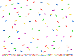 holidays & Confetti free transparent png image.