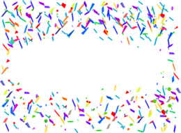 holidays & confetti free transparent png image.