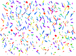 holidays & Confetti free transparent png image.