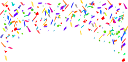 holidays & confetti free transparent png image.