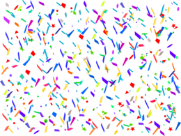 holidays & confetti free transparent png image.