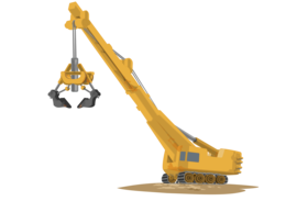 technic & Crane free transparent png image.