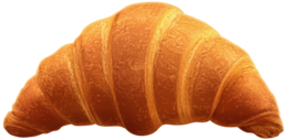 food & Croissant free transparent png image.