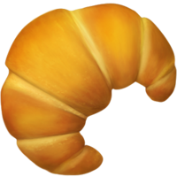 food & Croissant free transparent png image.