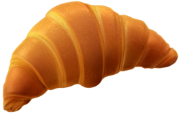 food & croissant free transparent png image.