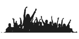 people & crowd free transparent png image.