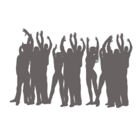 people & crowd free transparent png image.