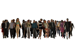 people & Crowd free transparent png image.