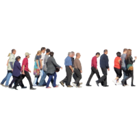 people & crowd free transparent png image.