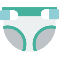 clothing & Diapers free transparent png image.