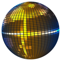 electronics & disco ball free transparent png image.