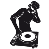 people & disc jockey free transparent png image.