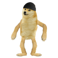 heroes & doge meme free transparent png image.