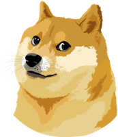 heroes & doge meme free transparent png image.