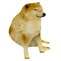 heroes & doge meme free transparent png image.