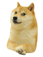 heroes & doge meme free transparent png image.