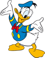 heroes & Donald Duck free transparent png image.