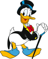 heroes & Donald Duck free transparent png image.