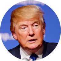 celebrities & Donald Trump free transparent png image.