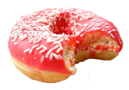 food & Donut free transparent png image.