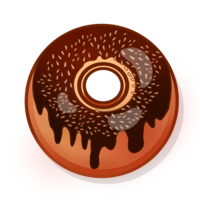 food & donut free transparent png image.