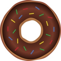 food & Donut free transparent png image.