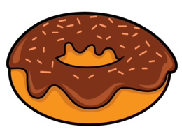 food & Donut free transparent png image.