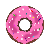 food & donut free transparent png image.