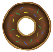 food & Donut free transparent png image.