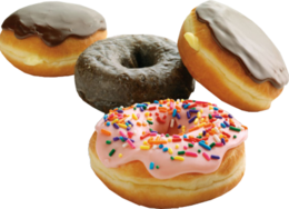 food & Donut free transparent png image.