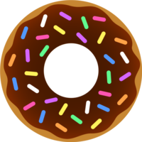 food & Donut free transparent png image.