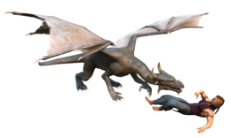 fantasy & Dragon free transparent png image.