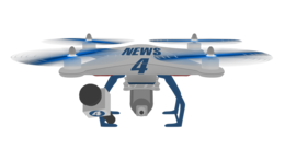 electronics & Drone Quadcopter free transparent png image.